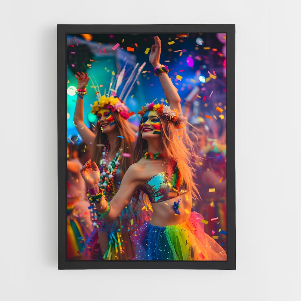 Poster Dance Colors – affiche Danse (vue 2)